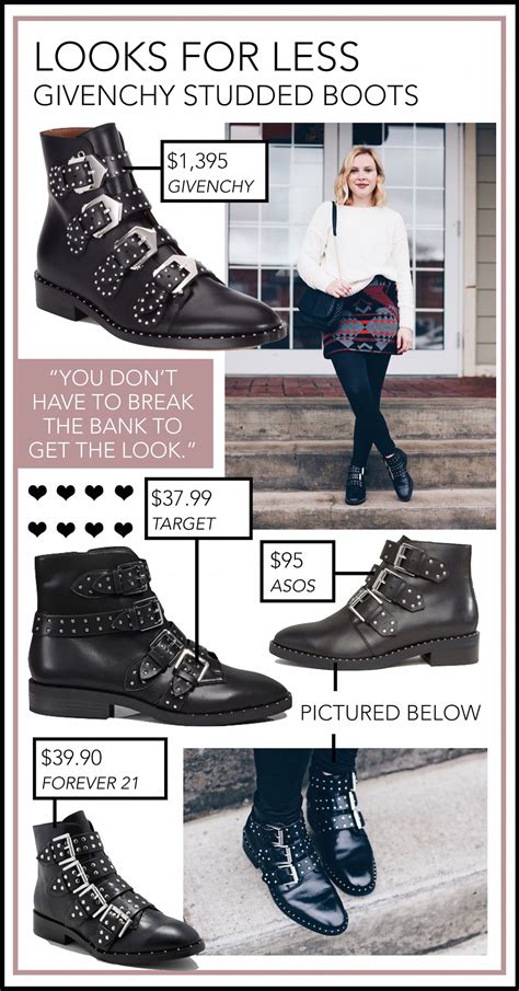 Looks For Less: Givenchy Studded Boots Dupe 